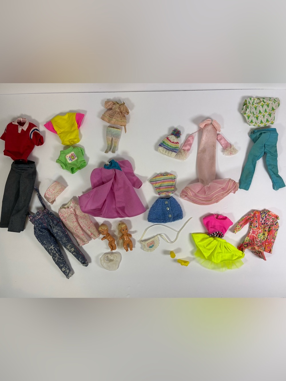Vintage Barbie Clothing Accessories Lot 27 Pieces 80s 90s